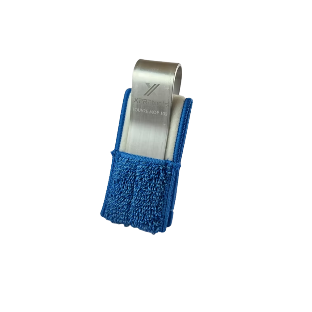 Louvre Mop 102mm - Microfibre Louvre Window Cleaning Mop for Window Cleaners