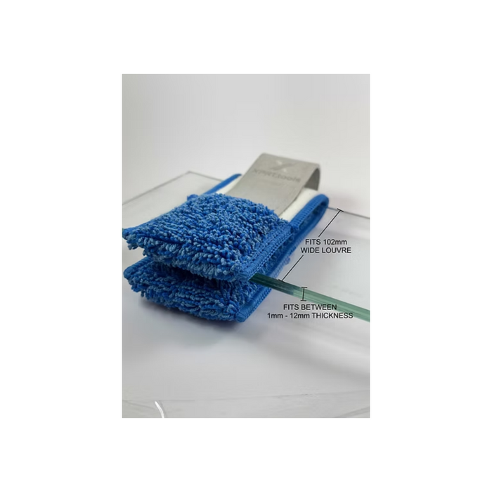 Louvre Mop 102mm - Microfibre Louvre Window Cleaning Mop for Window Cleaners