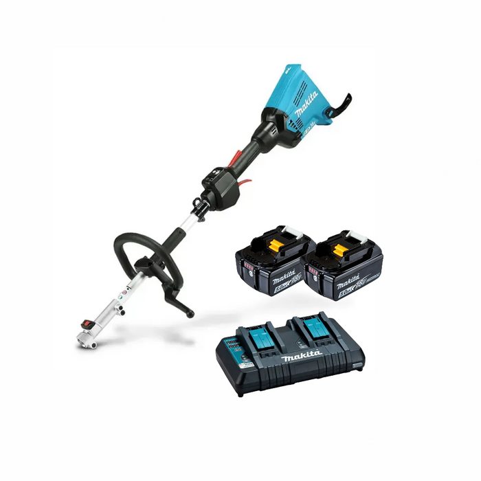 Makita DUX60PT2 36V(18Vx2) Li-ion Brushless Multi Function Power Head 2 x 5.0Ah batteries + Dual port rapid charger