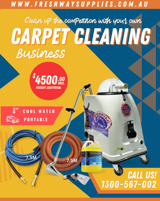 Premium Carpet Cleaning Business Startup Package Bundle