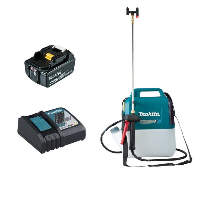 Makita 18V 5L Sprayer DUS054RM Kit  4.0Ah Batteries + DC18RC Charger PROMOTION