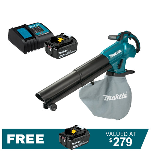 Makita 18V Brushless Blower Vacuum DUB187T003 Kit PROMOTION