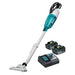 Makita 18V Brushless Stick Vacuum DCL284 Kit - 2x 3.0Ah Batteries + DC18RC Charger