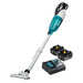 Makita 18V Brushless Stick Vacuum DCL284 Kit - 2x 5.0Ah Batteries + DC18RC Charger