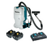 Makita 18Vx2 (36V) Brushless Backpack Vacuum DVC660G4X1 Kit - 2x 6.0Ah Batteries + DC18RD Charger PROMOTION