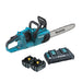 Makita 18Vx2 (36V) Brushless Chainsaw 350mm DUC353 2 x 5.0Ah Batteries (BL1850B) Dual port rapid charger (DC18RD)