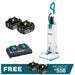 Makita 18Vx2 (36V) Brushless Upright Vacuum Cleaner DVC560PT2 Kit - 2x 5.0Ah Batteries + DC18RD Charger PROMOTION