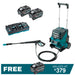 Makita 40V Li-ion Cordless Max Brushless Pressure Washer HW001GZ HW001GT201 - 2x 5.0Ah - Cleaners PROMOTION
