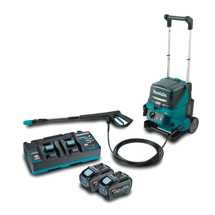 Makita 40V Li-ion Cordless Max Brushless Pressure Washer HW001GZ HW001GT201 - 2x 5.0Ah - Cleaners