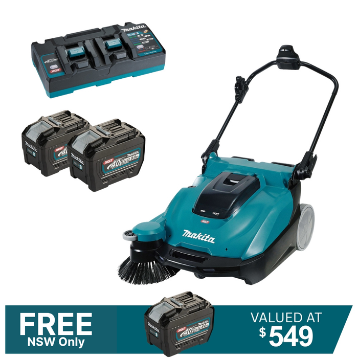 Makita 40V Max Brushless Walk Behind Sweeper VS001G