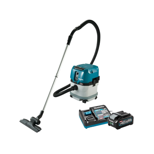 Makita_40V_Max_Brushless_WetDry_Vacuum_VC003GLU21_Kit_2x_BL4040F_4.0Ah_Batteries_DC40RA