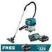 Makita 40V Max Brushless Wet/Dry Vacuum VC003GLU21 Kit 2x BL4040F 4.0Ah Batteries + DC40RA Charger PROMOTION