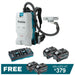 Makita_40V_Max_XGT_Brushless_Backpack_Vacuum_VC011GT201_Kit_-_2x_5.0Ah_Batteries_DC40RB_Charger_PROMOTION