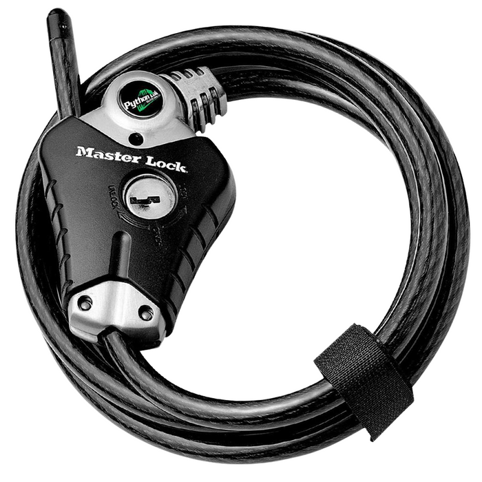 Sil Lock Key CABLE LOCK PYHN 1.8MX10MM SIL ML SRT -- — Freshway Supplies