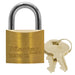 Fortress padlock with hardened steel shackle

