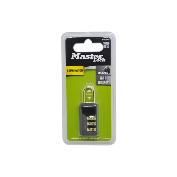 Master Lock Combination Lock 20mm 646DAU