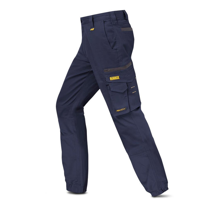 DeWALT navy cuffed trousers for industrial and site work