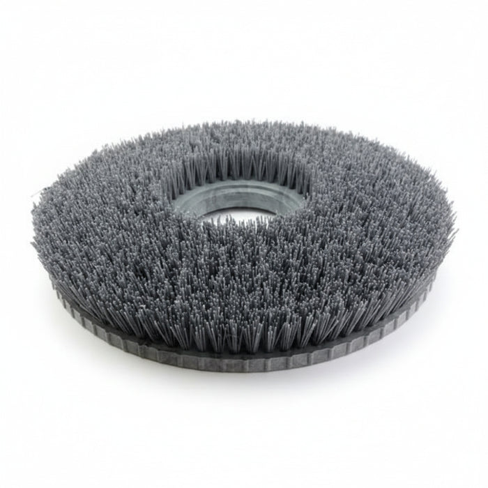 Nilfisk 360 mm Dynagrit disc brush designed for deep cleaning and aggressive scrubbing of hard floor surfaces with compatible scrubber/dryer machines