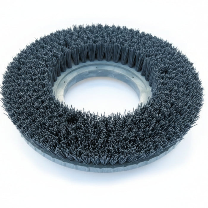 Nilfisk 360 mm Midgrit disc brush designed for deep scrubbing and surface preparation, providing efficient dirt removal on hard floor surfaces