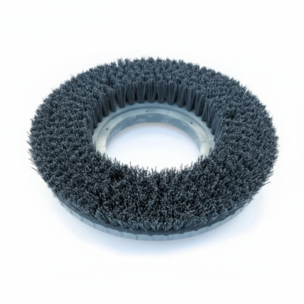 Nilfisk 370 mm Mid-Grit 240 brush disc designed for deep scrubbing and effective dirt removal on hard floor surfaces with compatible scrubber/dryer machines
