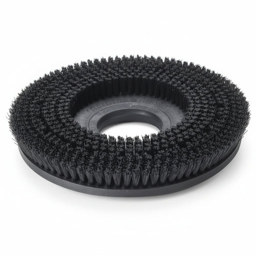 Nilfisk 430 mm Mid-Grit 240 brush disc designed for deep scrubbing and effective dirt removal on hard floor surfaces with compatible floor scrubbers