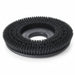 Nilfisk 430 mm Mid-Grit 240 brush disc designed for deep scrubbing and effective dirt removal on hard floor surfaces with compatible floor scrubbers