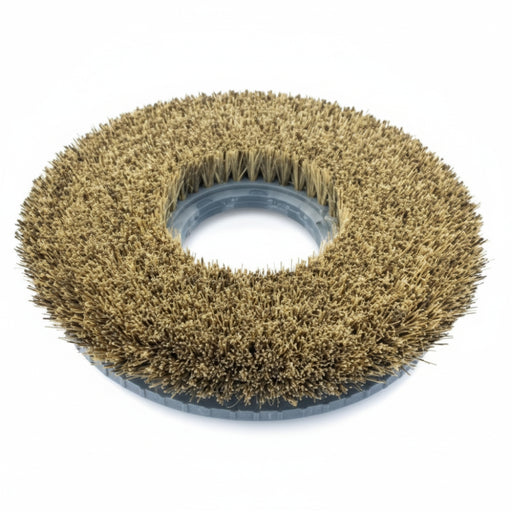 Nilfisk 430 mm Union Mix brush disc designed for effective cleaning and polishing of delicate or natural floor surfaces with compatible scrubber/dryer machines