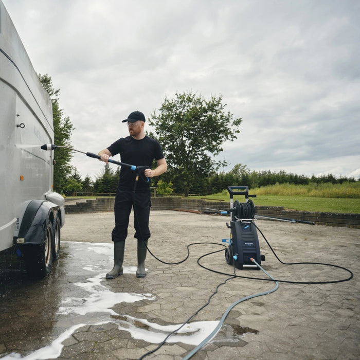 Nilfisk MC 2C Cold Water Pressure Washer With in-built Hose Reel