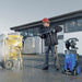 Nilfisk MC 4M electric cold-water pressure washer offering 2321 PSI and 10.3 L/min for heavy-duty cleaning of machinery, vehicles, and building exteriors
