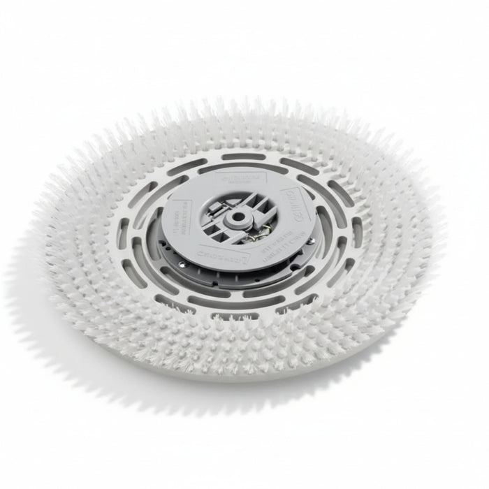 Nilfisk 17-inch pad holder bristle designed for secure pad attachment and efficient floor scrubbing with compatible floor cleaning machines