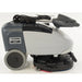 Nilfisk SC351 compact walk-behind scrubber dryer cleaning narrow hallways and confined floor areas