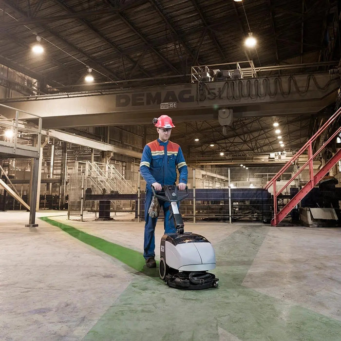 Nilfisk SC351 Walk Behind Compact Scrubber Dryer