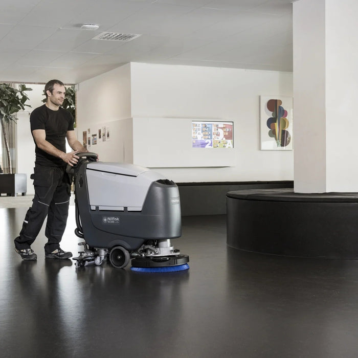 Nilfisk SC500 Full Package Battery Walk Behind Scrubber Dryer
