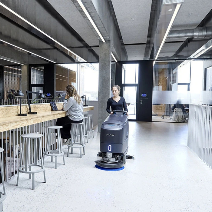 Nilfisk SC550 Walk-Behind Scrubber Dryer