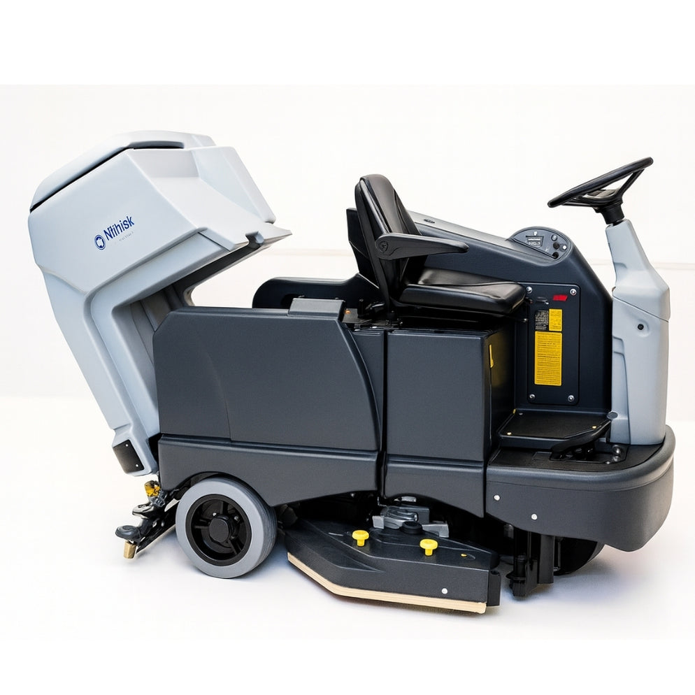 Nilfisk SC6500 1100C Battery Ride-On Scrubber Dryer | Heavy-Duty ...