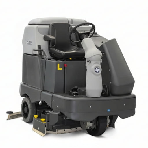 Nilfisk SC6500 1100D battery powered ride-on scrubber dryer designed for heavy-duty industrial and commercial floor cleaning