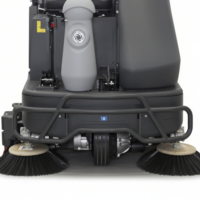 Nilfisk SC6500 1300C battery ride-on scrubber dryer delivering efficient and high-capacity floor cleaning in warehouses and factories