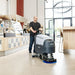 Durable Nilfisk SC800-71C walk-behind scrubber-dryer for large commercial spaces