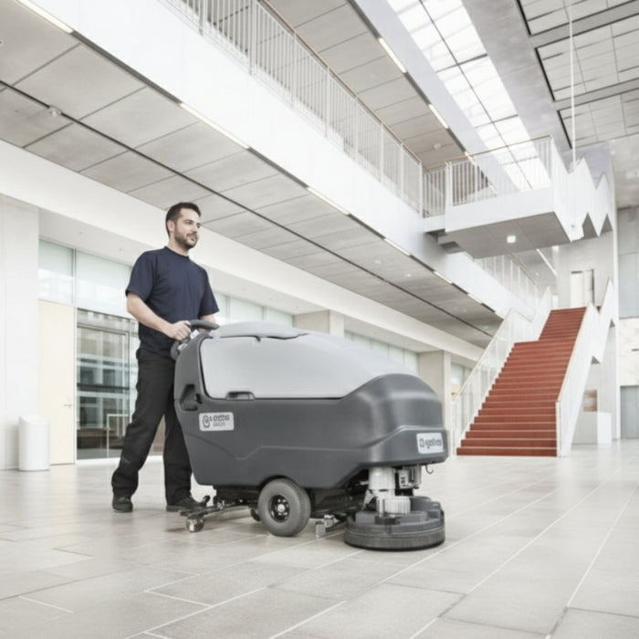 Powerful Nilfisk SC800-71C floor scrubber-dryer designed for warehouses and factories