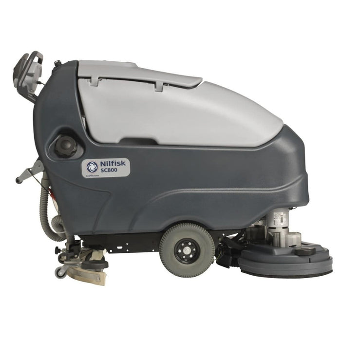 Nilfisk SC800 71 heavy-duty large scrubber dryer built for professional cleaning of warehouses, factories, and retail spaces