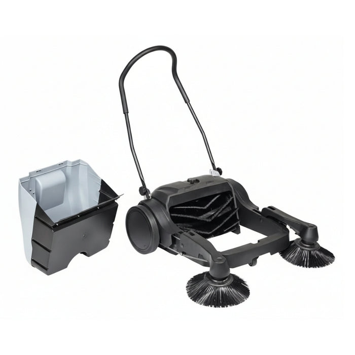 Nilfisk SW250 lightweight manual push floor sweeper offering simple and reliable cleaning for hard floor surfaces
