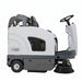 Nilfisk SW4000 mid-size battery ride-on sweeper providing reliable dust and debris removal in warehouses, schools, and shopping centers