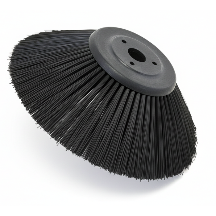 Nilfisk Floortec 350 side broom brush engineered for reliable sweeping performance, ensuring consistent and thorough cleaning on indoor and outdoor surfaces