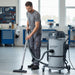 Nilfisk VHS 120 LC compact wet and dry industrial vacuum cleaner engineered for effective cleaning of dust, debris, and liquids in commercial and industrial spaces