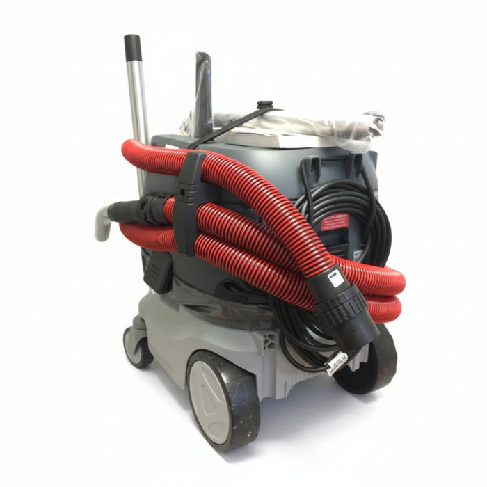 Nilfisk VHS 42 L30 HC IC 30L H-Class wet and dry industrial vacuum cleaner engineered for effective hazardous material removal and compliance with safety standards