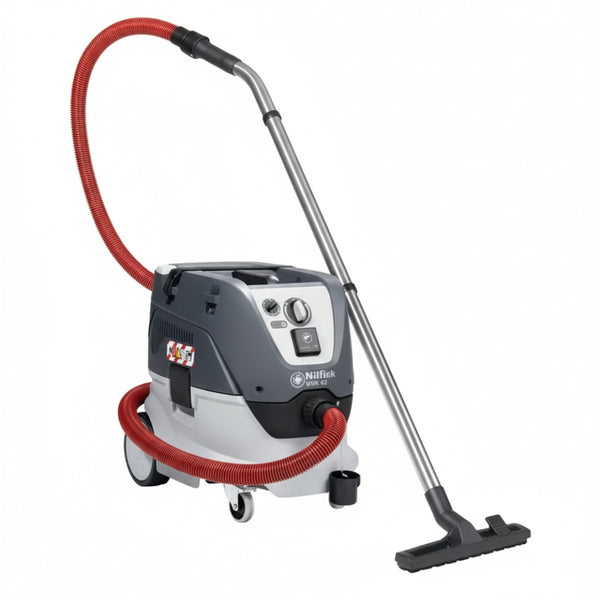 Nilfisk VHS 42 L30 MC IC industrial wet and dry safety vacuum cleaner designed for professional dust and liquid removal in factories and workshops