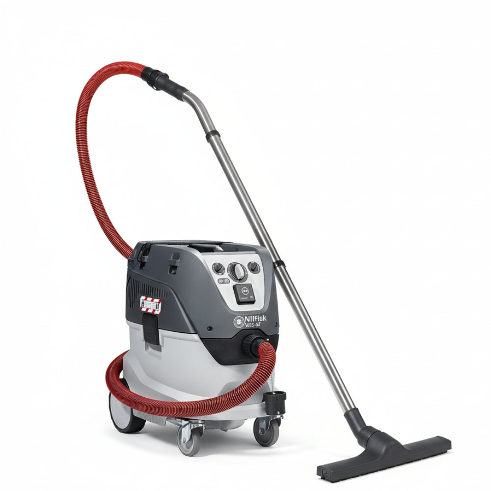 Nilfisk VHS 42 L40 HC IC 40L H-Class wet and dry hazardous industrial vacuum cleaner designed for safe removal of hazardous dust and liquids in demanding environments.