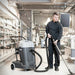 Nilfisk VL500 75 durable ergo wet and dry commercial vacuum cleaner built with twin motors for heavy-duty liquid and dry debris removal