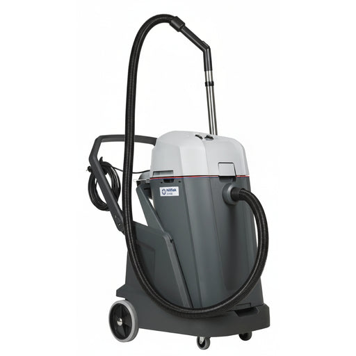 Nilfisk VL500 75 twin motor ergo commercial wet and dry vacuum cleaner designed for powerful liquid and debris cleaning in large facilities