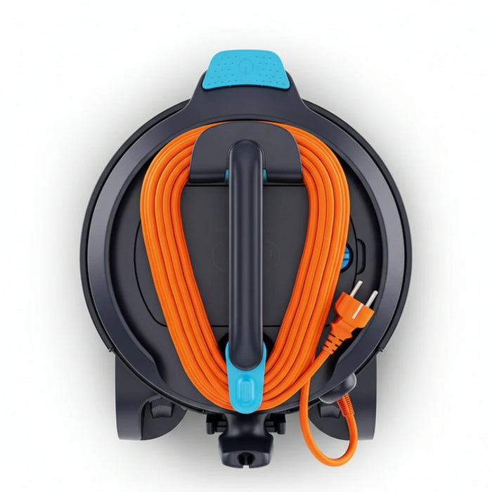 Nilfisk VP300C durable 10L dry vacuum cleaner featuring a standard filter for professional daily use in facilities